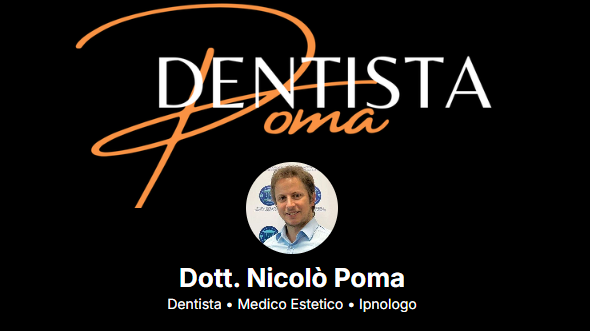 Logo Dentista Poma, Dott. Nicolò Poma